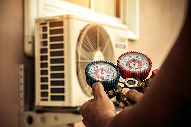 Professional Hvac Installation technician working in West Fork, AR